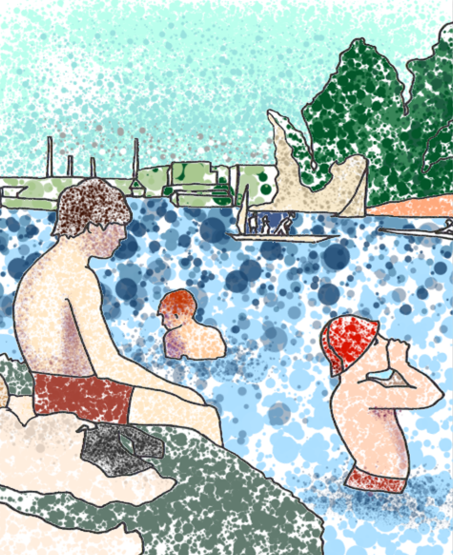 artandphoto_ccs's tweet photo. For the year 8's homework they were asked to recreate a section of "The Bathers" by George Seurat. Some students used paint and others using their computer. Fantastic work!

#CCStastic #KS3art #artmatters
@CumberlandE13 @Omar_Deria @CST_London https://t.co/IIPEpxCr7y