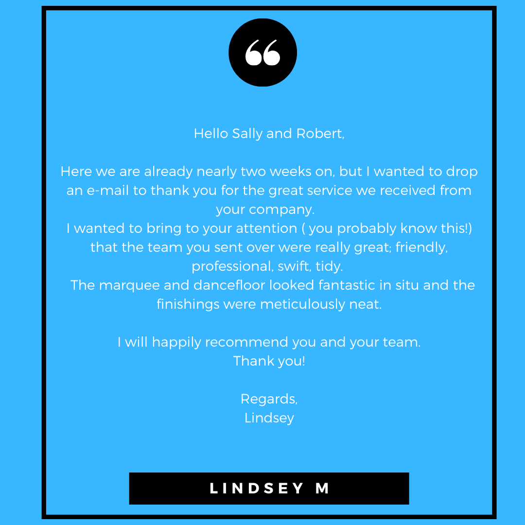 After a long week receiving emails like this make us smile (and the large tub of chocolates help 😀) #18thbirthday #party #feedback #dreamteam #greatstaff #customersatisfaction #customerservice #customerfeedback