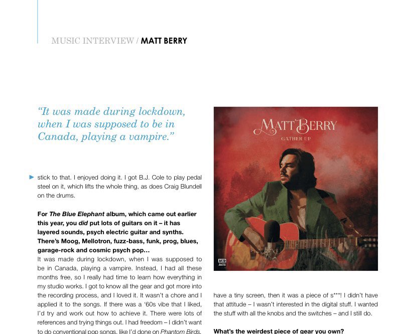 Gather Up, the career-spanning @MattBerryMusic @ACIDJAZZRECS boxset, is out today. Read my interview with Matt all about it in the current issue of @hifiplusmag : teaser here. #mattberry #gatherup