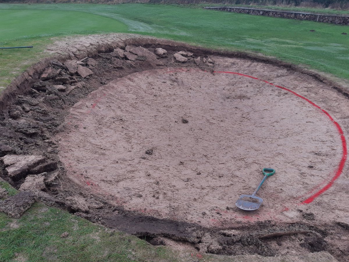 Another in house <a href="/EcoBunkerLtd/">EcoBunker</a> construction. Rhs 5th green. Another 7 planned this winter