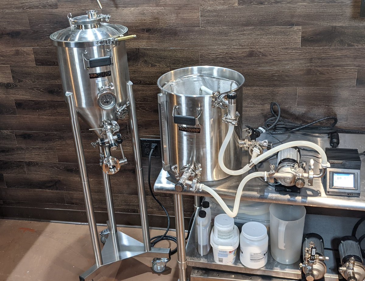 ShortCircuitedBrewer (@shortcircuitbru) on Twitter photo Who's brewing today??? Doing my Total eclipse of the Citra again on the <a href="/BlichBeerGeek/">Blichmann Engineering</a> breweasy compact. BUT on 120v this time!! Never used the 120v boil coil before. We'll see how it does!! Going to be using the G4 under pressure..got the extensions and casters in for it. Who's brewing today??? Doing my Total eclipse of the Citra again on the <a href="/BlichBeerGeek/">Blichmann Engineering</a> breweasy compact. BUT on 120v this time!! Never used the 120v boil coil before. We'll see how it does!! Going to be using the G4 under pressure..got the extensions and casters in for it.