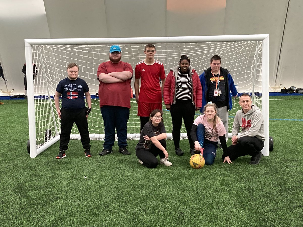 WelshCollegeSpo's tweet photo. Thanks to everyone taking part and organising today’s @WelshCollegeSpo @AoC_Sport Ability Counts football tournament including teams from @PWLLCAVC1 @GCSsportacademy @coleggwent BGLZ and TLZ @coachjames01 @torquay3jay @iestyntdavies @GuyLacey2 @ColegauCymru @denhamcs https://t.co/4hCQaDHiJV