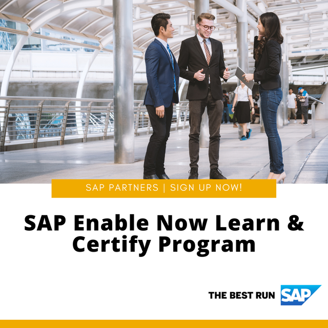 Jessie_Dch's tweet photo. Join our information session on December 1st to learn why it is so important for a business to drive digital transformation. 👩‍💻 During the session you will get a detailed overview of the SAP Enable Now Learn &amp; Certify Program for your consultants! https://t.co/UAlSA8JsVE https://t.co/sGPK6ItorR
