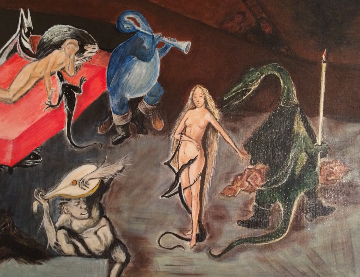 HiaBegin's tweet photo. #IdéeDeSortie
🖼️ Exposition "Sensation d'une renaissance" de Martine BETTON qui met en scène un univers fantasmagorique nourri par son expérience personnelle
📌Hall de @HiaBegin  
🗓jusqu’au 8⃣ janvier 2022.
 #CultureSanté #hôpital #label #exposition
#santearmees #béginmobilisé https://t.co/2m8SsRLTX8