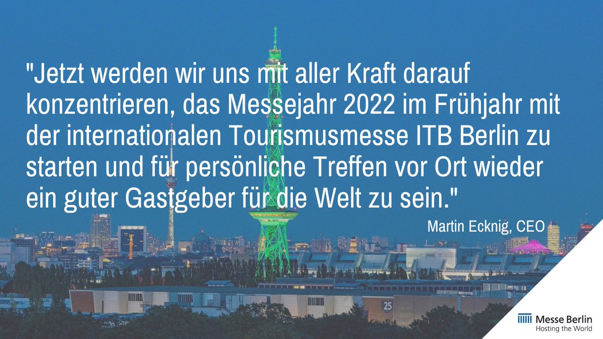 MesseBerlin's tweet photo. Die 4. Corona-Welle hat ihren Höhepunkt noch vor sich. Deshalb haben wir entschieden, dass die @gruenewoche 2022 nicht stattfindet und die @FRUITLOGISTICA in den April 2022 rückt. https://t.co/wqZbNjpsaA #IGW2020 #fruitlogistica2022 #MesseBerlin https://t.co/BnQeeZ4NEm