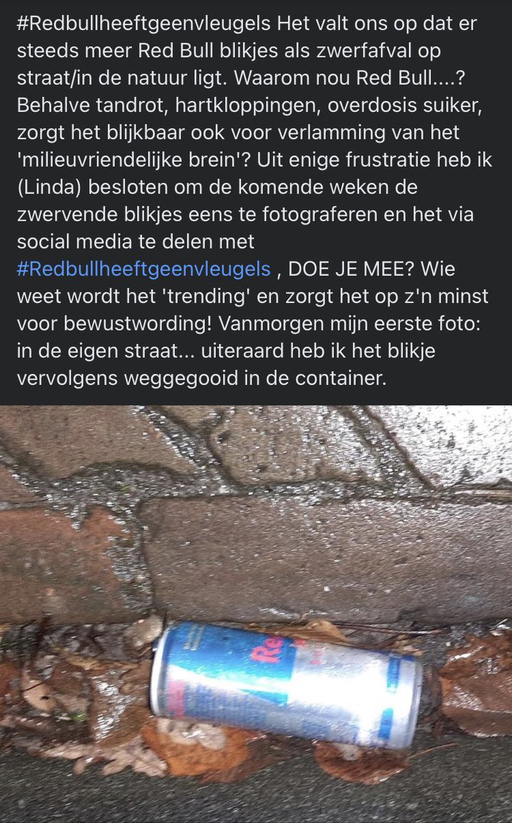Mijn collega huisarts is onderstaande ‘campagne’ begonnen. Wie doet er mee? #redbullheeftgeenvleugels