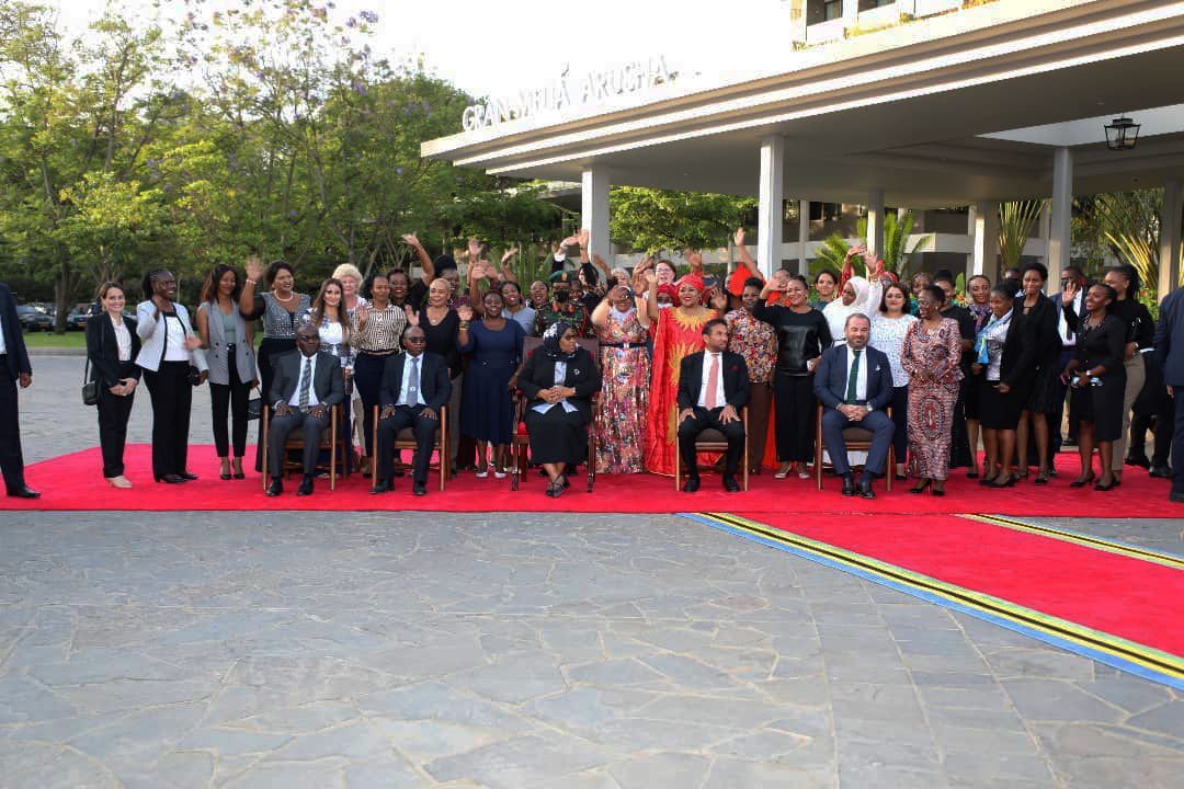 Our CEO, Gabriel Escarrer, had the honor of participating in the Gran Meliá Arusha official opening event, led by the President of the United Republic of Tanzania Her Excellency Samia Suluhu Hassan.