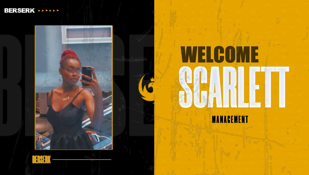 Berserk_HQ's tweet photo. We are pleased to introduce our new addition to the management team "Scarlett"
#newmember #gaming #eSports #Berserk2021 https://t.co/C0HfjhMzRA