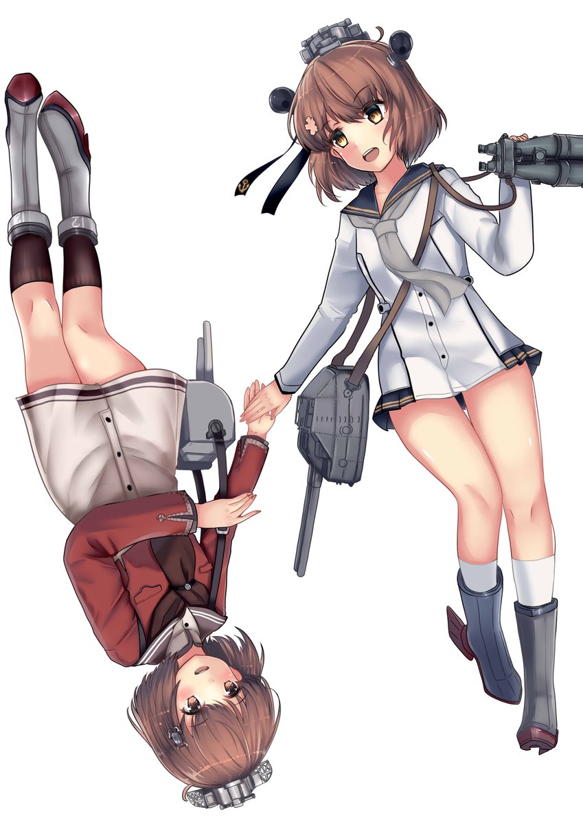 雪風(艦これ) 「テレワーク終了!!
今週もお疲れ様でした(`・ω・')ゞ 」|火村 モリタカ＠/5月COMITIA144（B51a)/その次は神戸かわさき10のイラスト