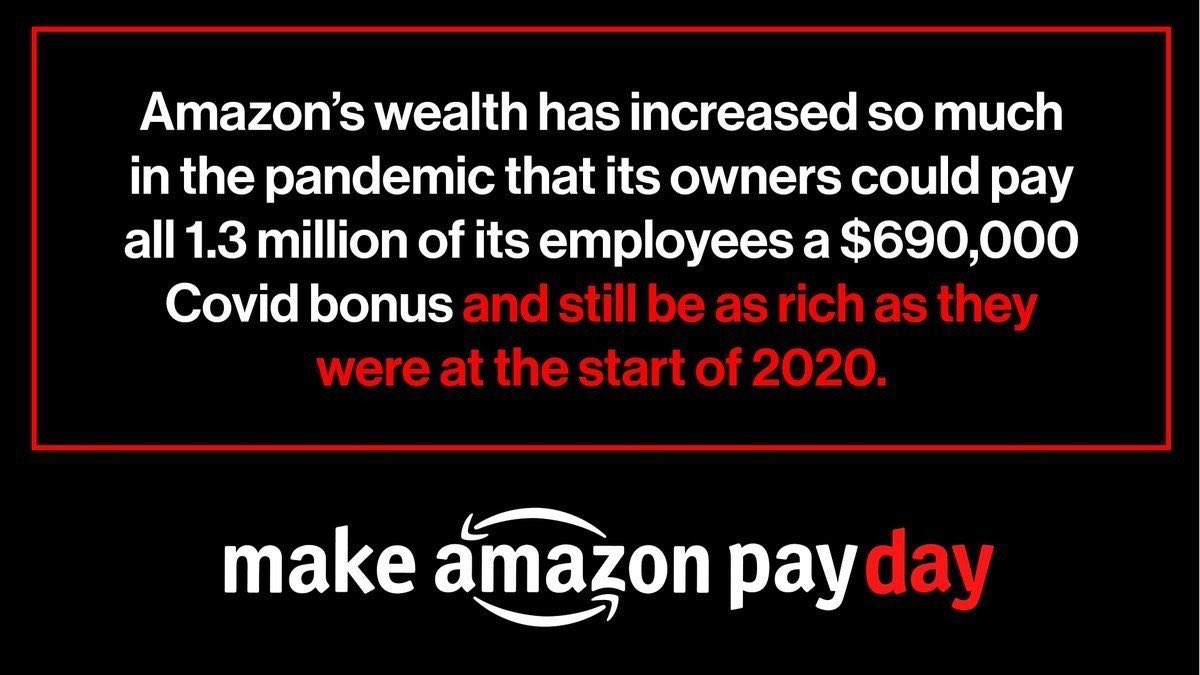 NGraysonGMB's tweet photo. This is grotesque.          @GMBMIDLAND #Amazon members in #Peterborough, #Leicestershire #Mansfield and #Hull have their bodies broken for just over £10 an hour. An increase is long overdue and can only be achieved by joining the @GMBUnion #BlackFridayAmazon #MakeAmazonPay https://t.co/n46y00wJ13
