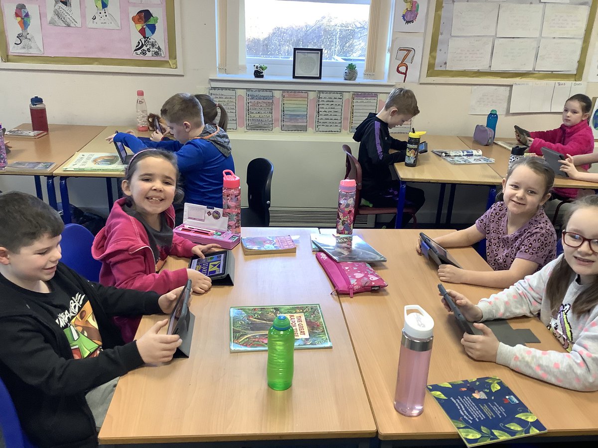 MissBinnieP1B's tweet photo. We are using the iPads this morning for multiplication games! It’s excellent to see the children using what they’ve learned in maths this week to successfully complete various games👏🏼✨💥 https://t.co/J7Od8G2CWz