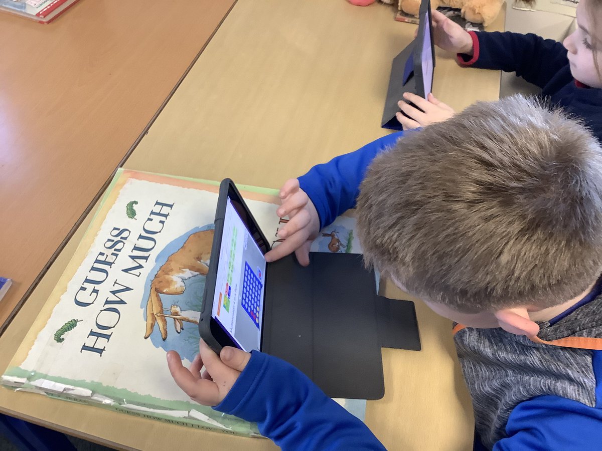 MissBinnieP1B's tweet photo. We are using the iPads this morning for multiplication games! It’s excellent to see the children using what they’ve learned in maths this week to successfully complete various games👏🏼✨💥 https://t.co/J7Od8G2CWz
