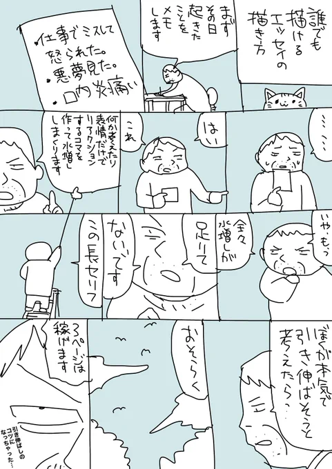誰でも描けるエッセイ漫画裏技 