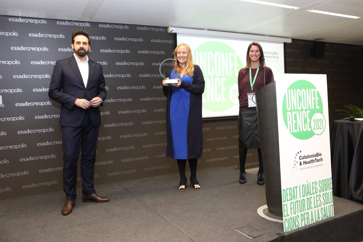 biocat_en's tweet photo. 📰 @OnaTherapeutics receives the #Bioexit award 2021 from @CataloniaBioHT, at the #UNConference, for its growth and consolidation as a #spinoff.

➡️ The #biotech, from @IRBBarcelona and @icreacommunity, develops treatments for metastatic cancer.

🔗 https://t.co/64NrEqt8Nk https://t.co/vyltQyayLp