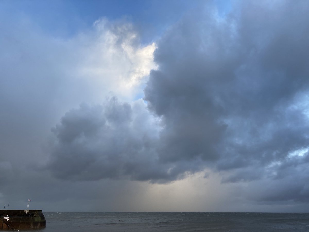 Stormy skies over the Bristol Channel…