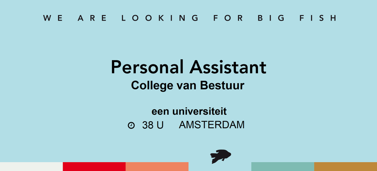 ProAssistanceNL's tweet image. Personal Assistant College van Bestuur | een universiteit | 38 uur | Amsterdam | bit.ly/3CQKY65

Ben jij gewend om in een complexe setting te werken en weet jij daarin de juiste prioriteiten te stellen? Lees meer via bovenstaande link!

#Amsterdam #PersonalAssistant