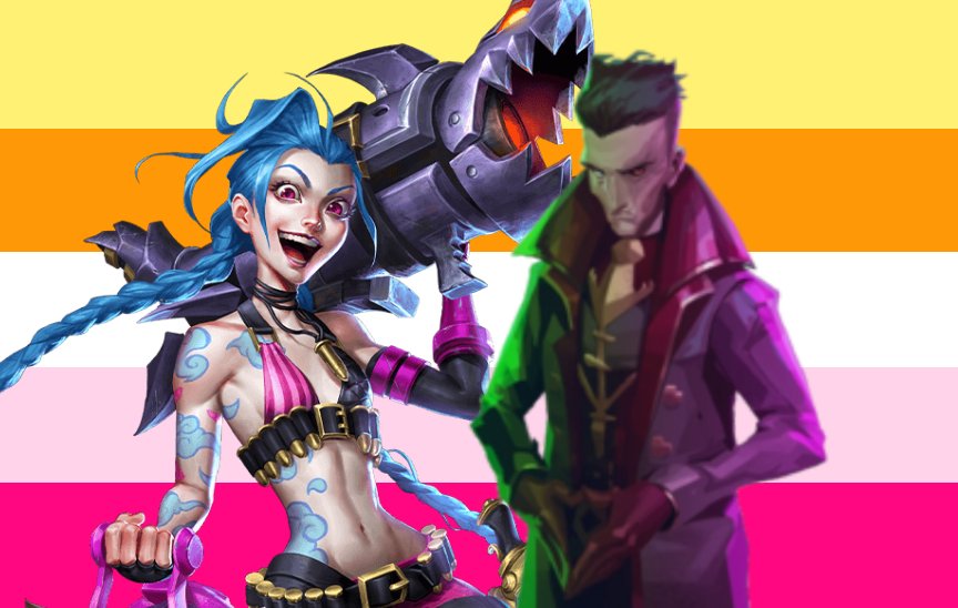 urFaveIsIncest's tweet photo. Jinx and Silco from League of Legends are Incestuous! https://t.co/klEZUSFQVF