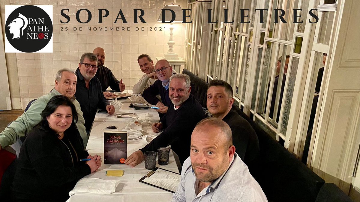 panatheneos's tweet photo. En esta ocasión hemos compartido mesa con nuestra amiga @fatimallambrich, haciendo de la velada un entrañable encuentro y conversando de su último libro "SENSE CADÀVER". 

#gestióndelconocimiento
#culturadeseguridad https://t.co/ebIwE2CLoj