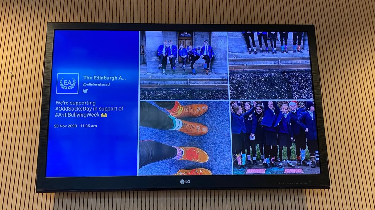 trilbytv's tweet photo. Take a look at how the @edinburghacad are utilising TrilbyTV’s free Content Catalogue, adding slides to their #DigitalSignage from @VocabularyNinja, @fuseSchool, along with our awesome Birthday Slides!
https://t.co/5e5BeiGh59
#Edtech #edutwitter #education #DigitalSignageSystem https://t.co/TqN1LE4Hxe