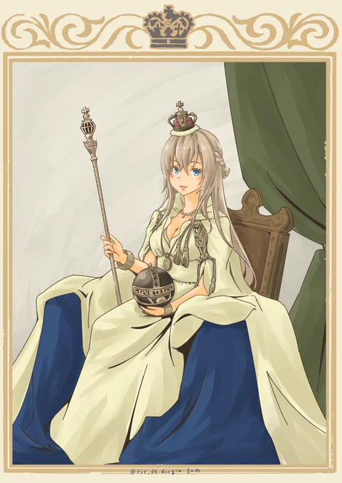今日はウォー様の進水日🎉✨
礼讃せねば!!

#艦これ 