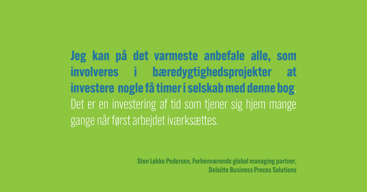 CicularEconomy's tweet photo. Tak til Sten Løkke Pedersen fhv. @DeloitteDanmark for varm anbefaling! Grøn Omstilling for Virksomheder er en kvalificeret how-to-guide for virksomhedsledere, der vil være på forkant med de grønne forandringer, som uomtvisteligt er på vej. Læs mere på https://t.co/A4NELdYtAv https://t.co/UaIQoSwxcW