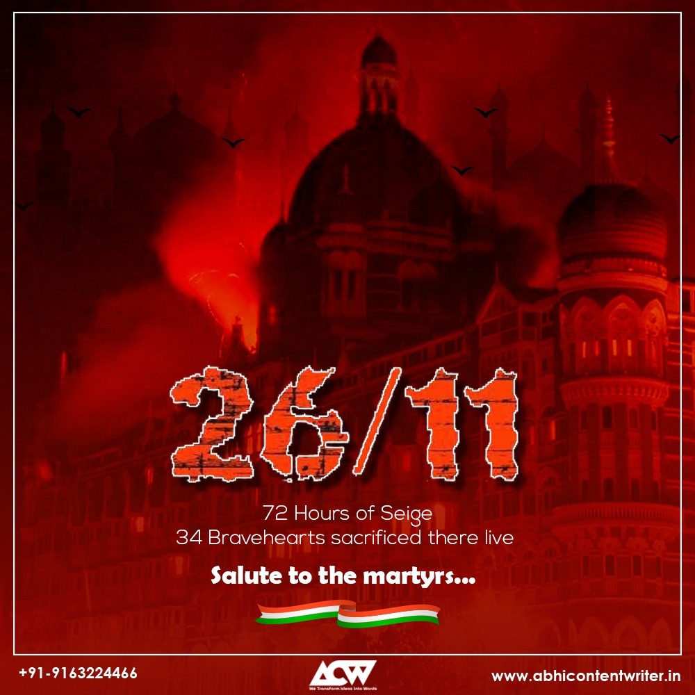AbhiContent's tweet photo. Remembering the bravehearts, remembering the lost!

#mumbaiattack2008 #tajattack #26/11 #tajterrorattack #terrorvictims #terrorvictimsremembered #india #antiterrorism #salutetomartyrs https://t.co/YH6n40YO9j