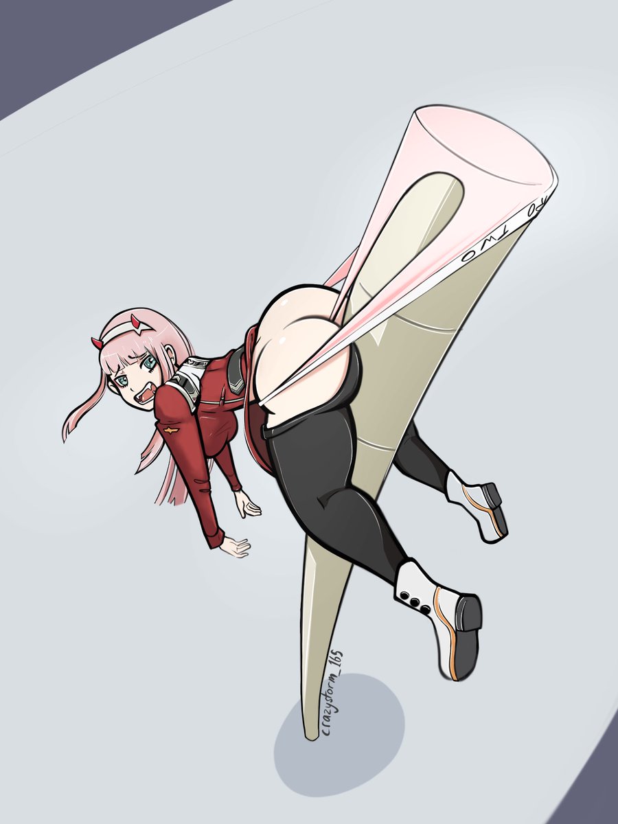😳Zero Two anti-bullying campaign commission #wedgie #zerotwo