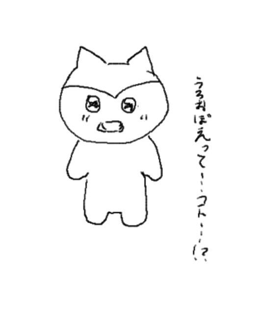 何も見ずに描いたハチワレ 