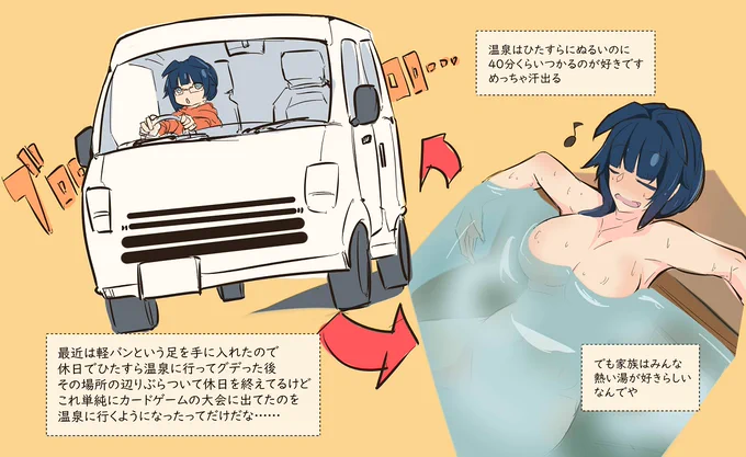 温泉体験談再掲しとくか‥
#いい風呂の日 