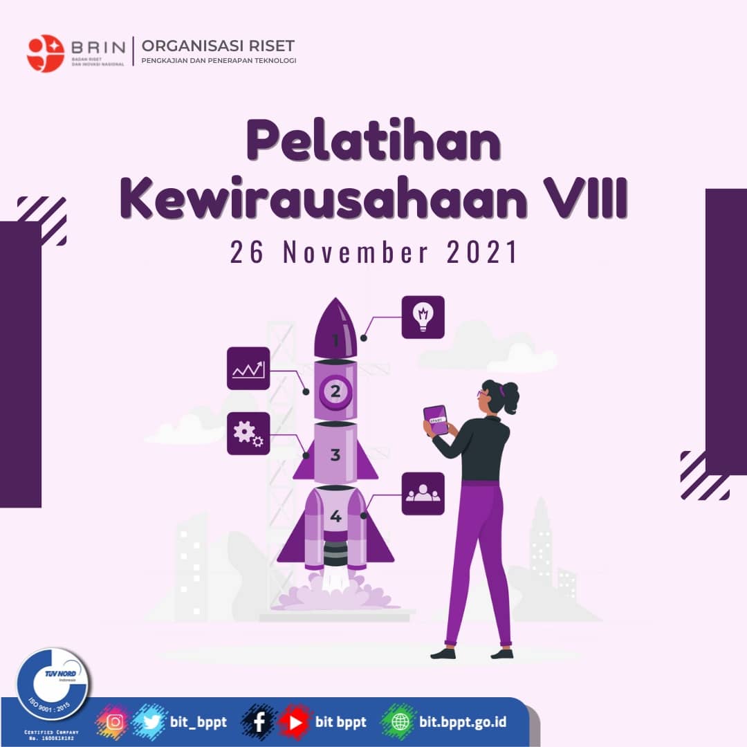 bit_bppt's tweet image. Kira-kira apa ya agenda pelatihan kewirausahaan berikutnya? Yuk, stay tune di media sosial kami.

#bit_bppt #BRIN #inkubasibisnisteknologi #inkubatorbisnis #startup #umkm #fgd #MBKM