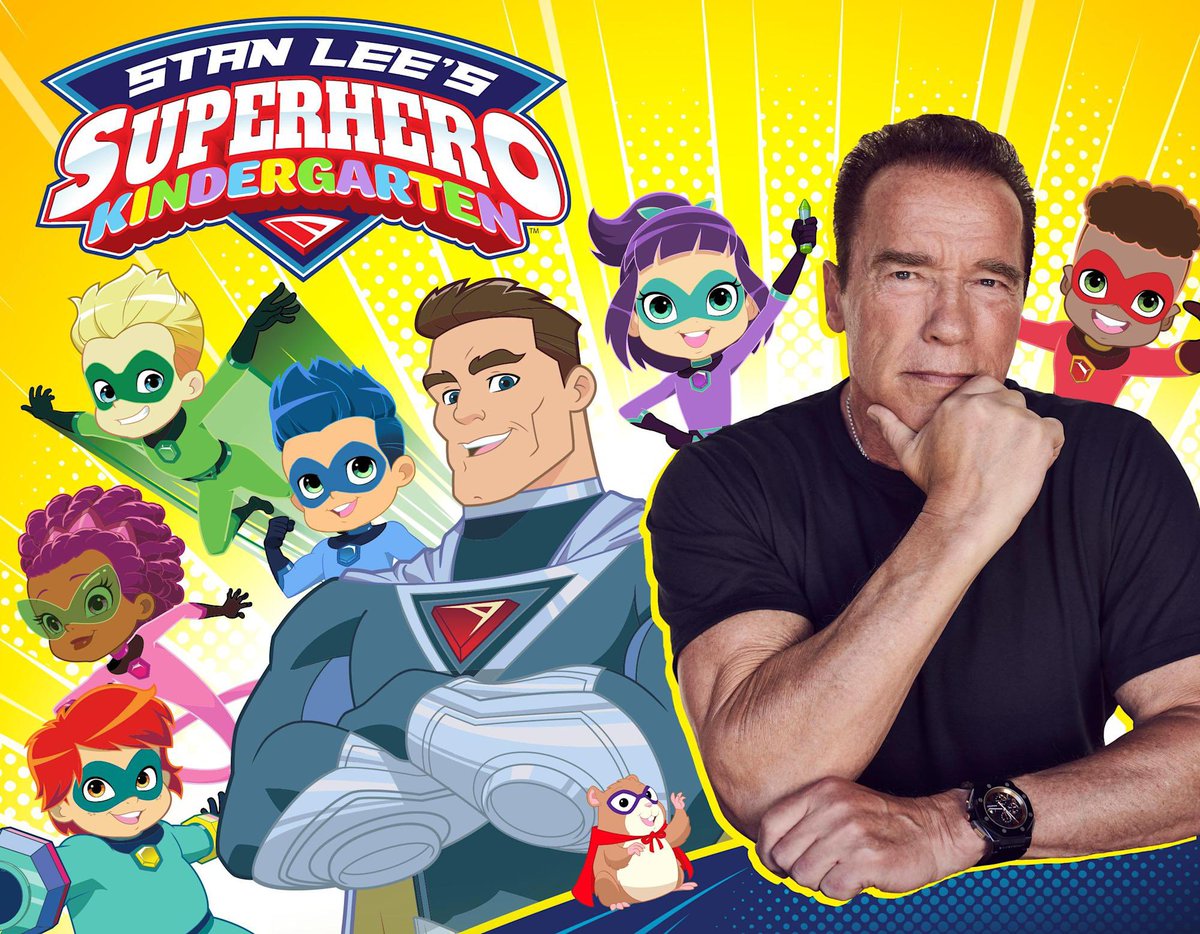 What a thrill we had mixing this series. Created by the late Stan Lee and voice cast including Arnold Schwarzenegger. Huge thanks to Irish co-producers <a href="/TelegaelIreland/">Telegael Ireland</a> for getting us involved!