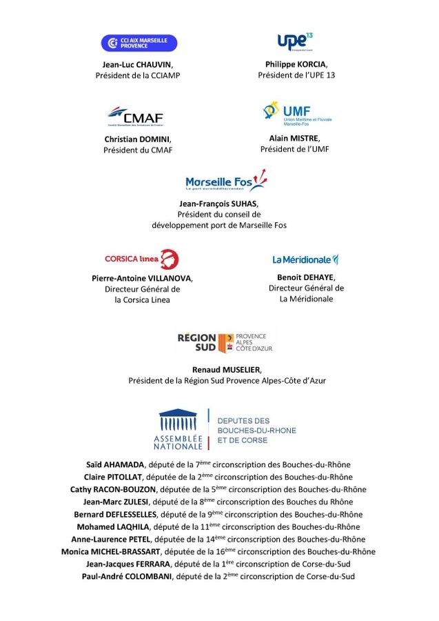 Filière Ferry menacée à #Marseille : 2.500 emplois en jeu => soutien de l'État attendu. 
La communauté économique et politique se mobilise sur la mise en péril d'une filière et des compagnies  
<a href="/lameridionale/">La Méridionale</a> @CorsicaLinea <a href="/AlainMistre/">Mistre Alain</a> <a href="/LeaLoriquet/">Léa Loriquet</a> 
 #emploi #marin #France 🇫🇷⚓️🚢