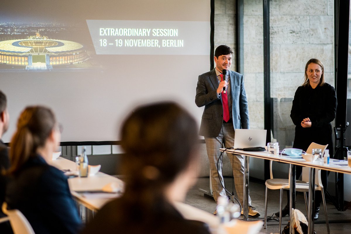 club_affairs's tweet photo. Vielen Dank @HerthaBSC for hosting the #ExtraordinarySession last week, attended by 20 club and league representatives from across Europe. Thanks also to @Bundesliga_EN for the valuable insights and to @LTTsports for the event delivery at the Olympic Stadium in Berlin.
#HaHoHe https://t.co/4Xyhlqdsyv