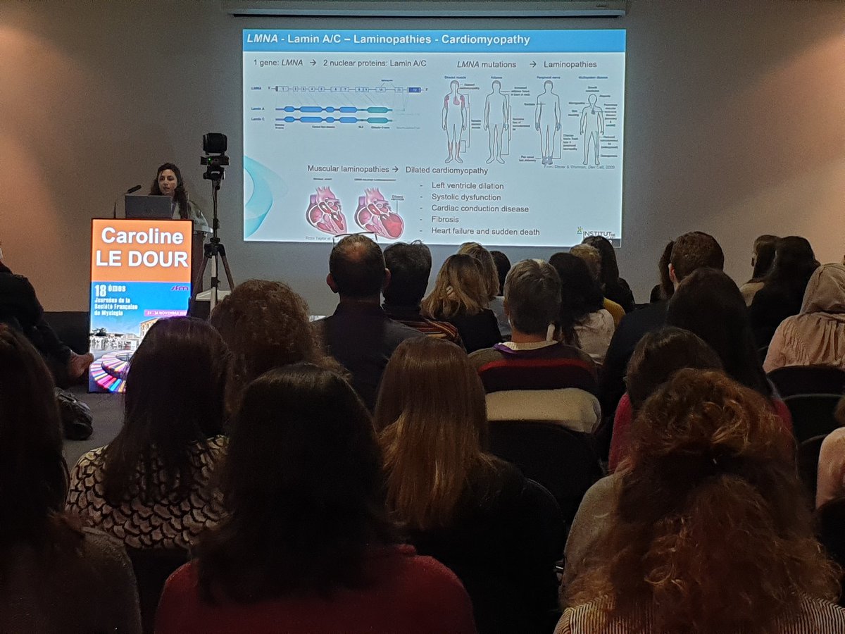 Inst_Myologie's tweet photo. #JSFM2021 Fundamental myology session @sfm. Oral communication: Alteration of actin-microtubule cytoskeletal interplay promotes dilated cardiomyopathy caused by LMNA mutations by Caroline Le Dour from @researchmyology
@Inst_Myologie
#LMNA #Cardiomyopathy
#actin #cofilin1 https://t.co/lB4R63sFV3