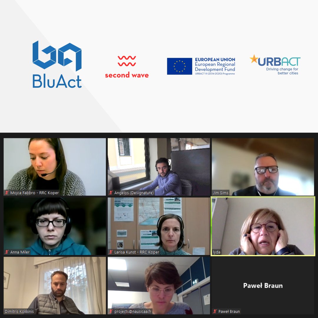 Hackathons, Seeking for sponsors, Keep the Start Ups interested.... Only a few of the discussion topics during the BluAct <a href="/URBACT/">URBACT</a> wave 2 partners monthly coordination meeting!