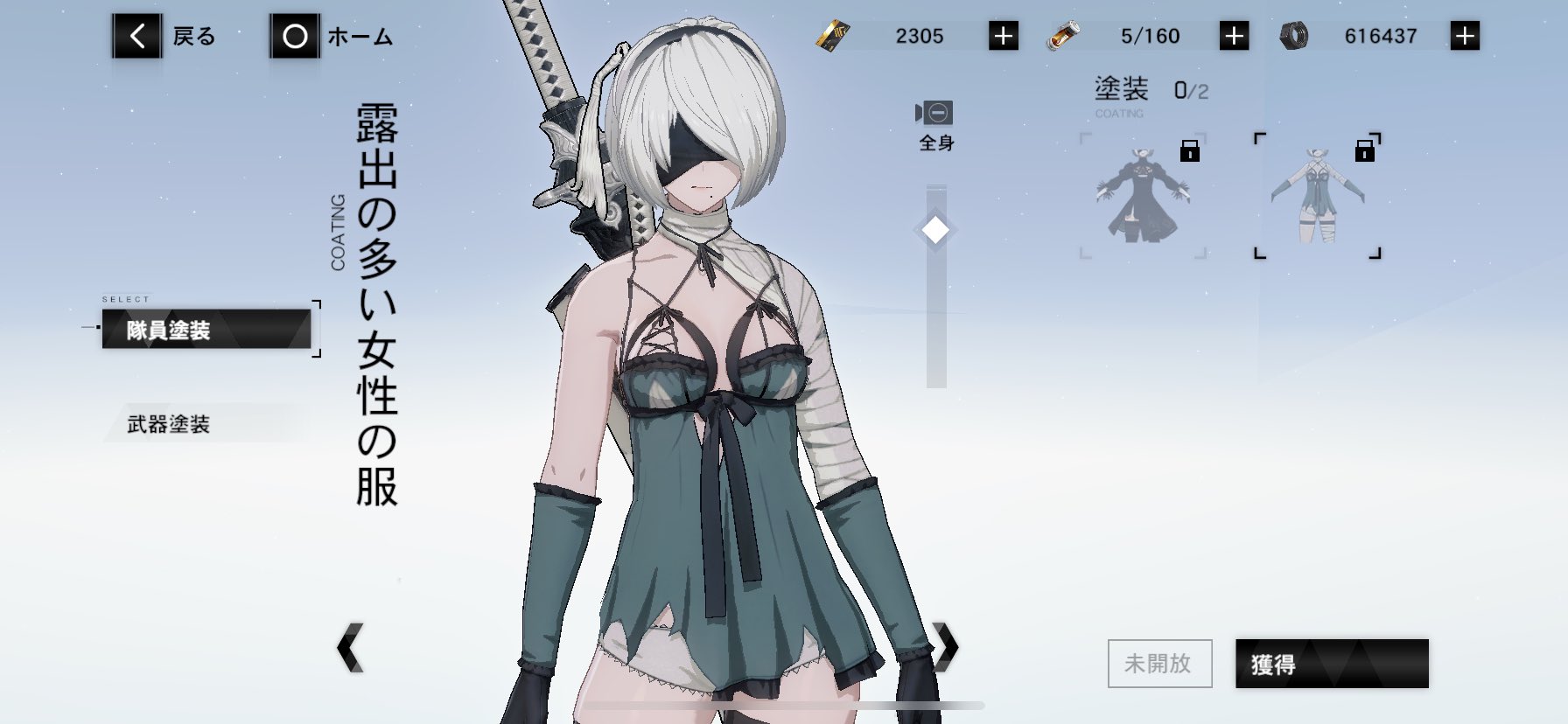無機物 J1 Black Flame Nier Automataの前作のnier Replicantに登場したカイネというキャラの服ですね Twitter
