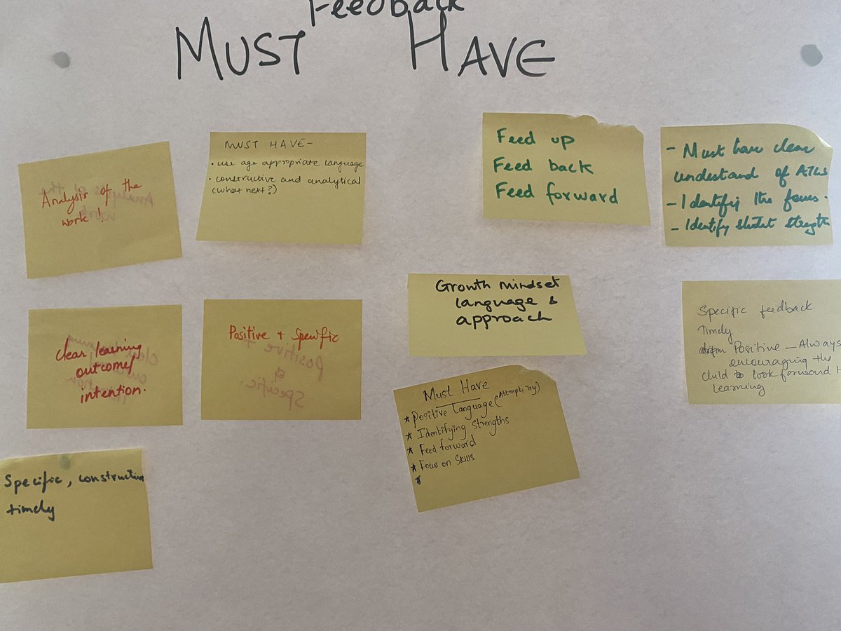 PriyankaGodinho's tweet image. Feels great to be able to engage in a PD day -IN PERSON! Such amazing reflections and discussions around effective feedback based on ATLs. 
 #OISLearningHub #PLday #Nov21PL #IBPYP
