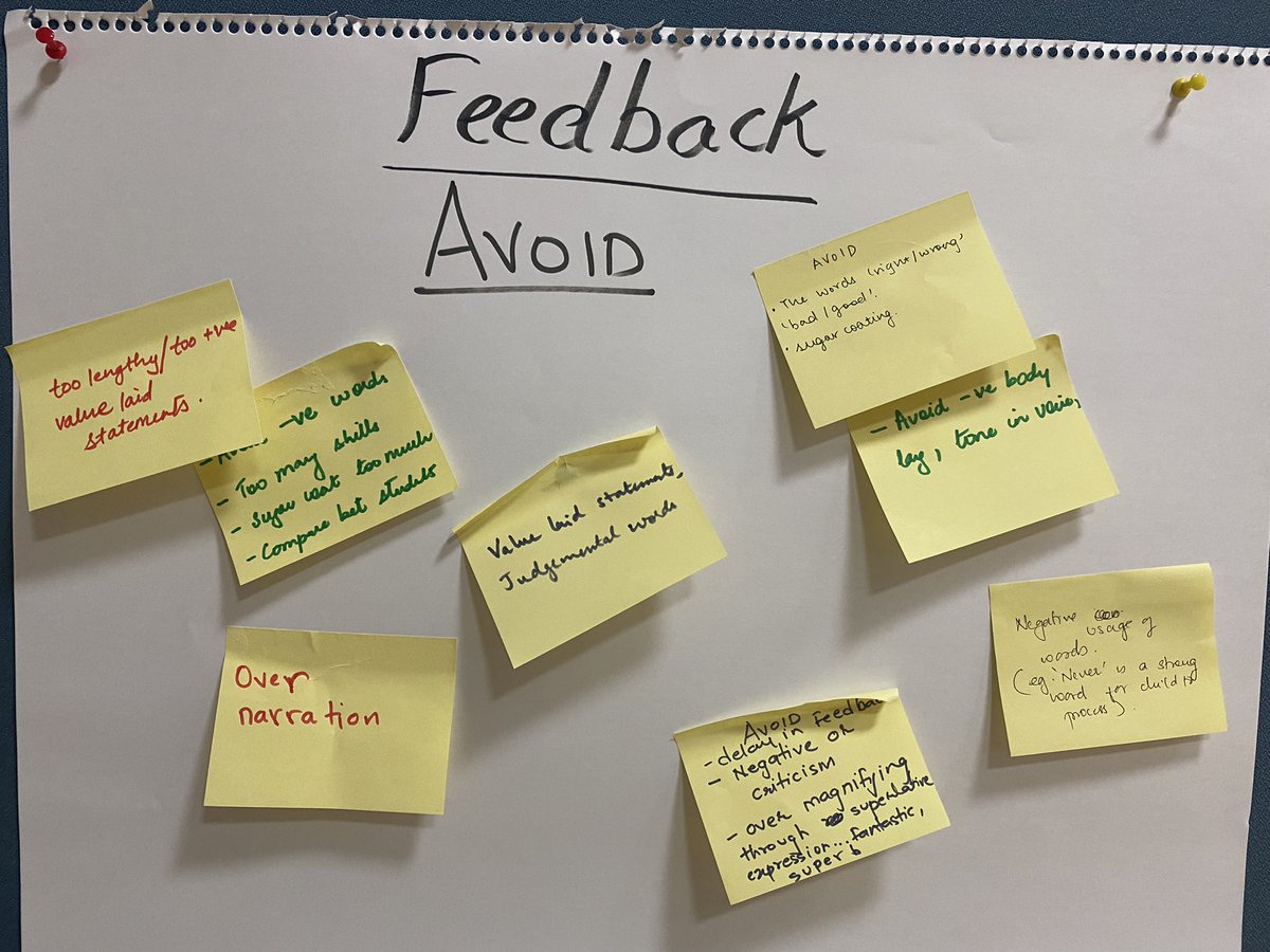 Feels great to be able to engage in a PD day -IN PERSON! Such amazing reflections and discussions around effective feedback based on ATLs. 
 #OISLearningHub #PLday #Nov21PL #IBPYP