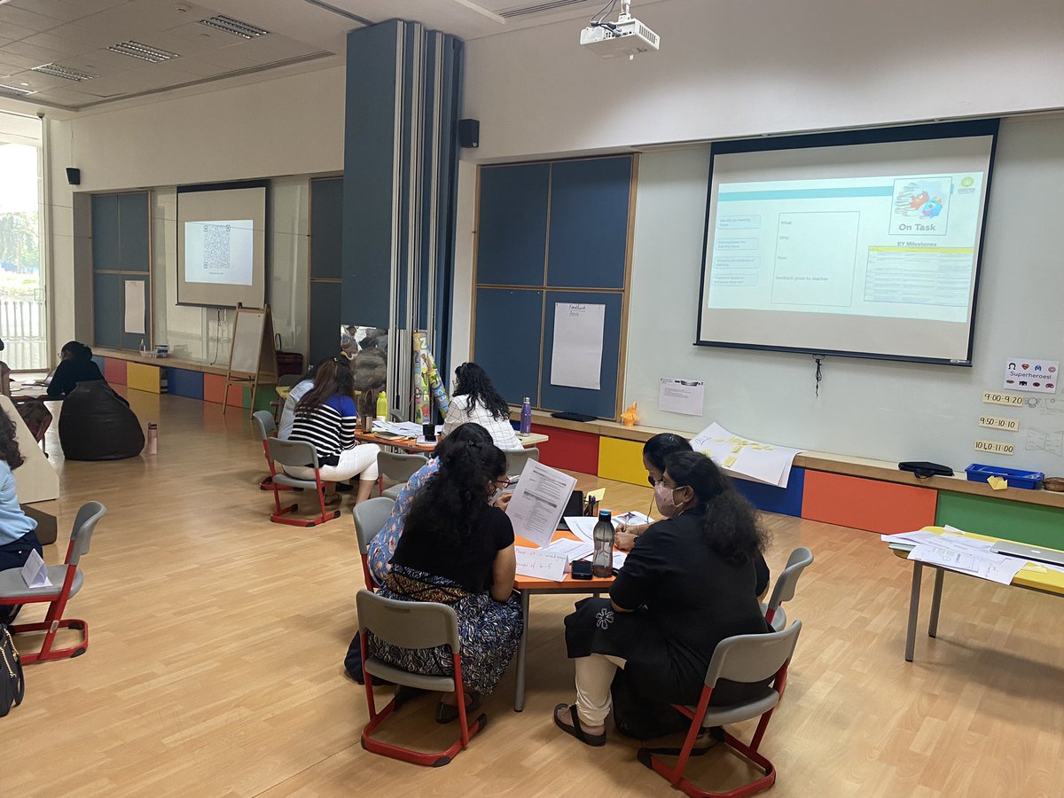 PriyankaGodinho's tweet image. Feels great to be able to engage in a PD day -IN PERSON! Such amazing reflections and discussions around effective feedback based on ATLs. 
 #OISLearningHub #PLday #Nov21PL #IBPYP