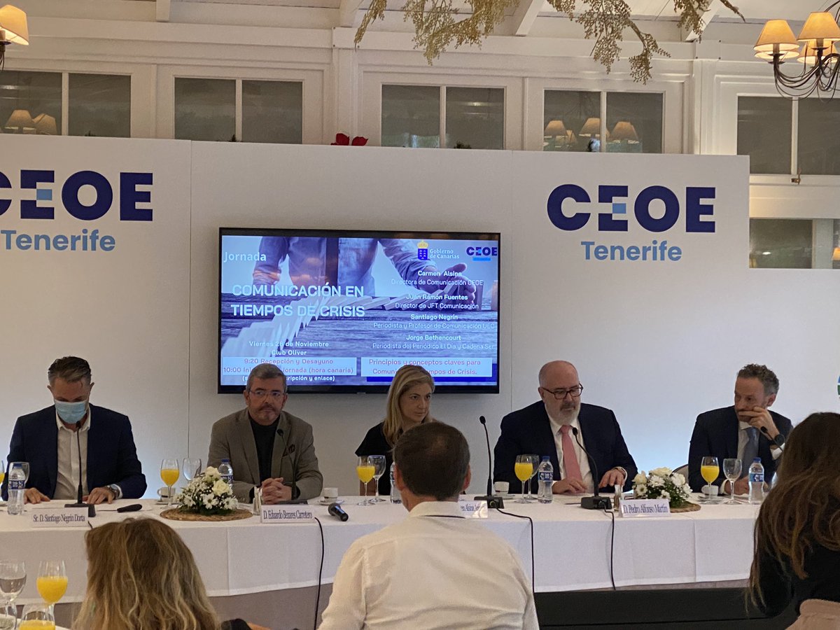 Comunicación en tiempos de crisis <a href="/ceoetenerife/">CEOE-TENERIFE</a> #Comunicación