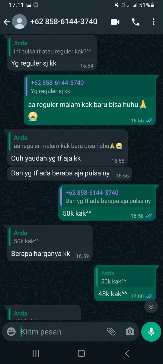 appstore_lili's tweet image. THREAD PENIPU
•
•
•
•
•

Guys tolong kalau ada nomor ini ngehubungin beli pulsa tolong block aja oke.