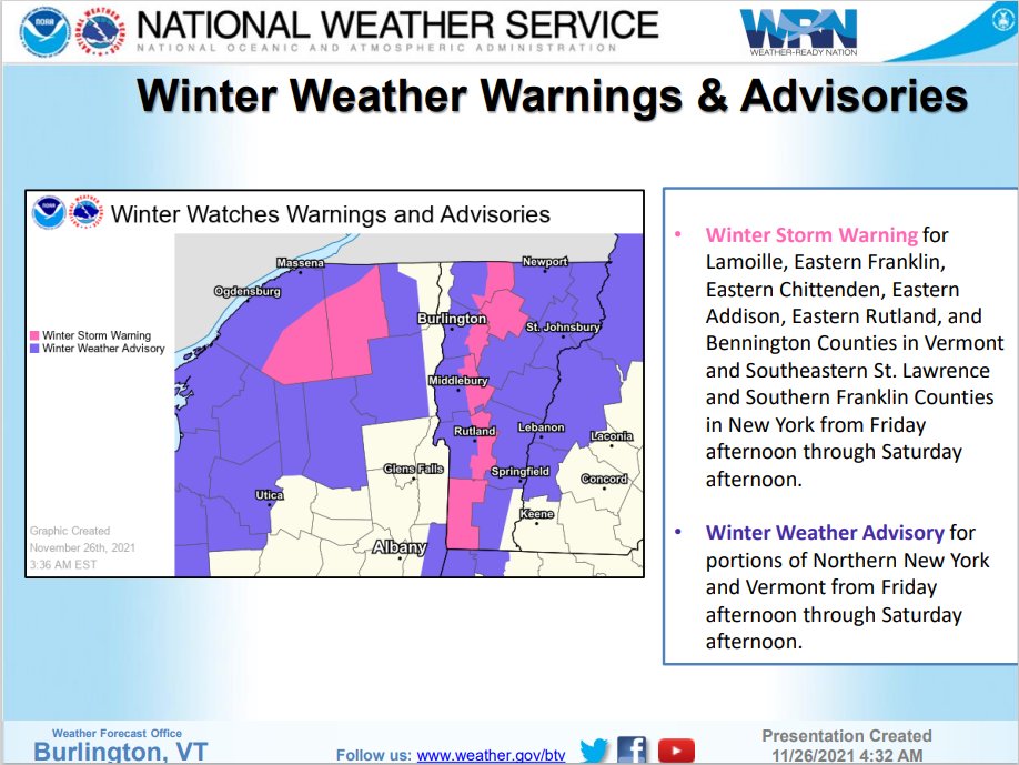 NWS Burlington tweet media