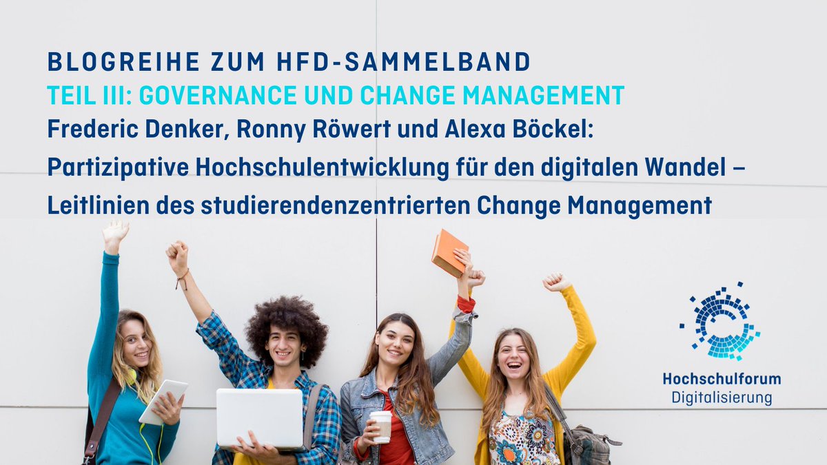 💪Studierendenpartizipation ist auch im HFD-Sammelband Thema: Zur #StudiWoche hier unser Blogpost zu Frederic Denkers, Ronny Röwerts und Alexa Böckels Beitrag "Leitlinien des studierendenzentrierten Change Management": 

hochschulforumdigitalisierung.de/de/blog/digita…

#DigitalTurn