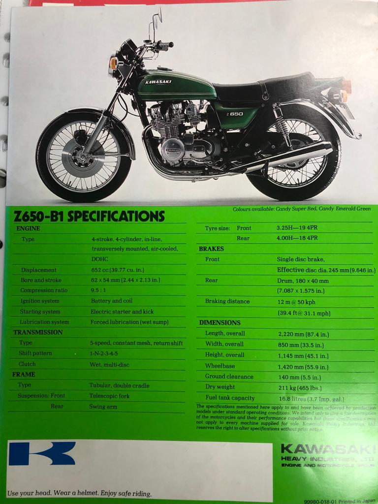 SC0lin's tweet image. Love motorcycles and classic brochures. The art of copywriting has definitely evolved though - can't see "crack open your four tuned Mikunis full bore" getting signed off these days! I 😂 👊✊💥