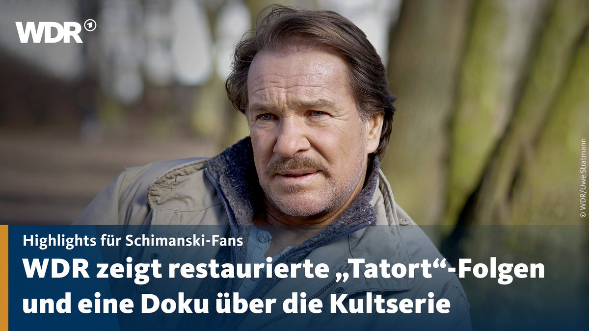 Zum 40. Sendejubiläum von Horst #Schimanski zeigt das #WDR Fernsehen im Dezember vier weitere digital restaurierte #Tatort-Folgen mit der Kultfigur aus Duisburg. Außerdem läuft die 30-minütige Doku „Die Akte Schimanski“ als Erstausstrahlung. (1/2)
ℹ️ presse.wdr.de/plounge/wdr/pr…