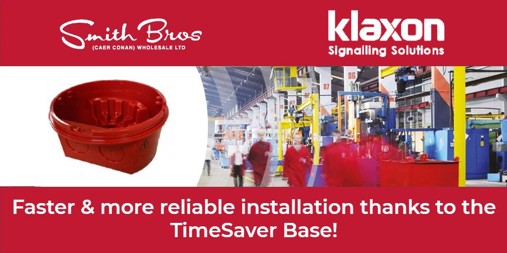 smithbrosuk's tweet photo. With the TimeSaver base, connections are made to the base during the initial wiring phase which results in faster and more reliable installation. 

Find out more at https://t.co/RLAWrUKbis or contact us at info@smithbrosuk.com or 01302 366 922

#fire #alarm 

@KlaxonSignals https://t.co/63BgqmHCoT