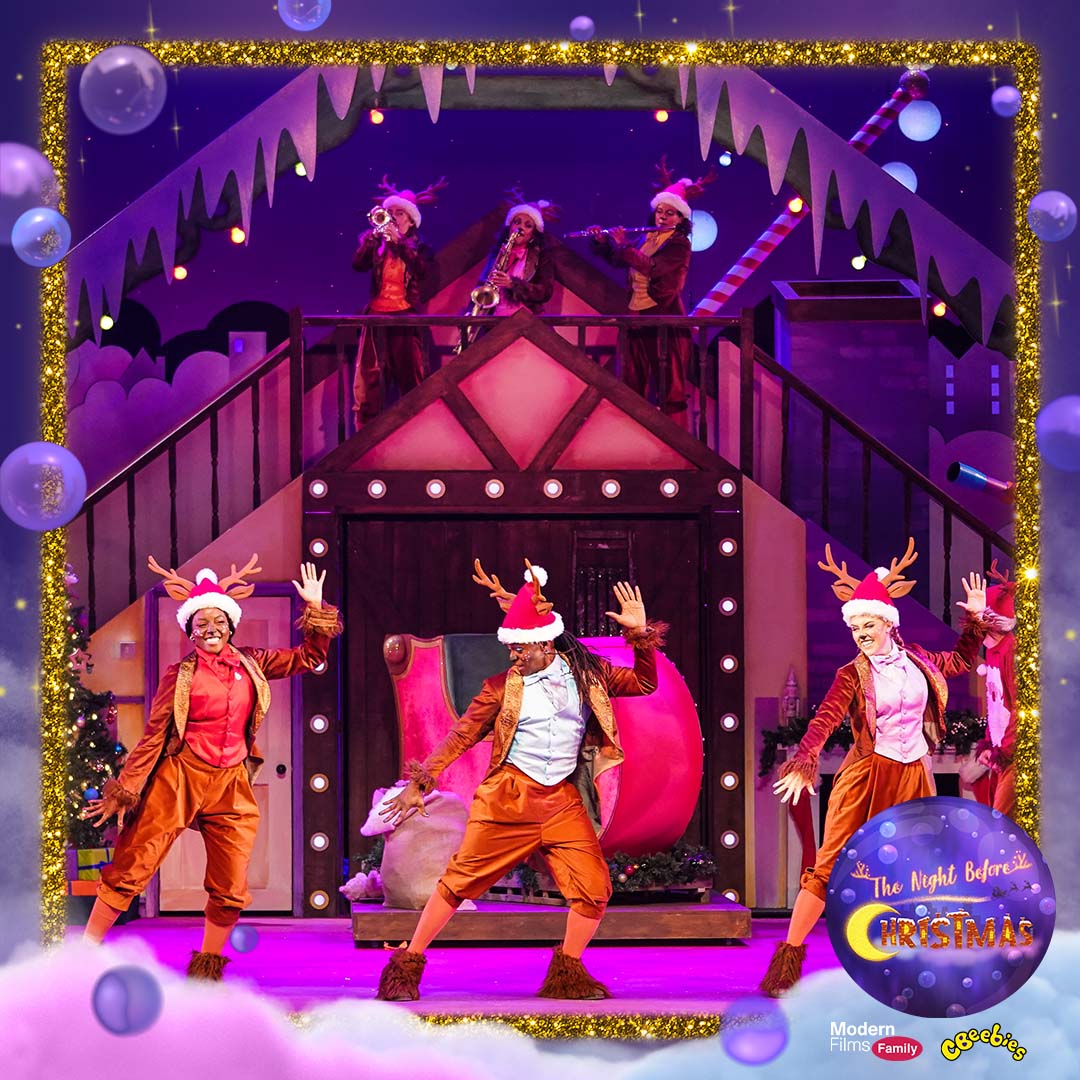 We've got that Friday feeling 🎉

See the #TheNightBeforeChristmas in cinemas 4th &amp; 5th December! Featuring all of your <a href="/CBeebiesHQ/">CBeebies Parenting</a> favourites and an exclusive reading by Justin!

🍿 Tickets available now: bbc.in/30k9W0h 🍿