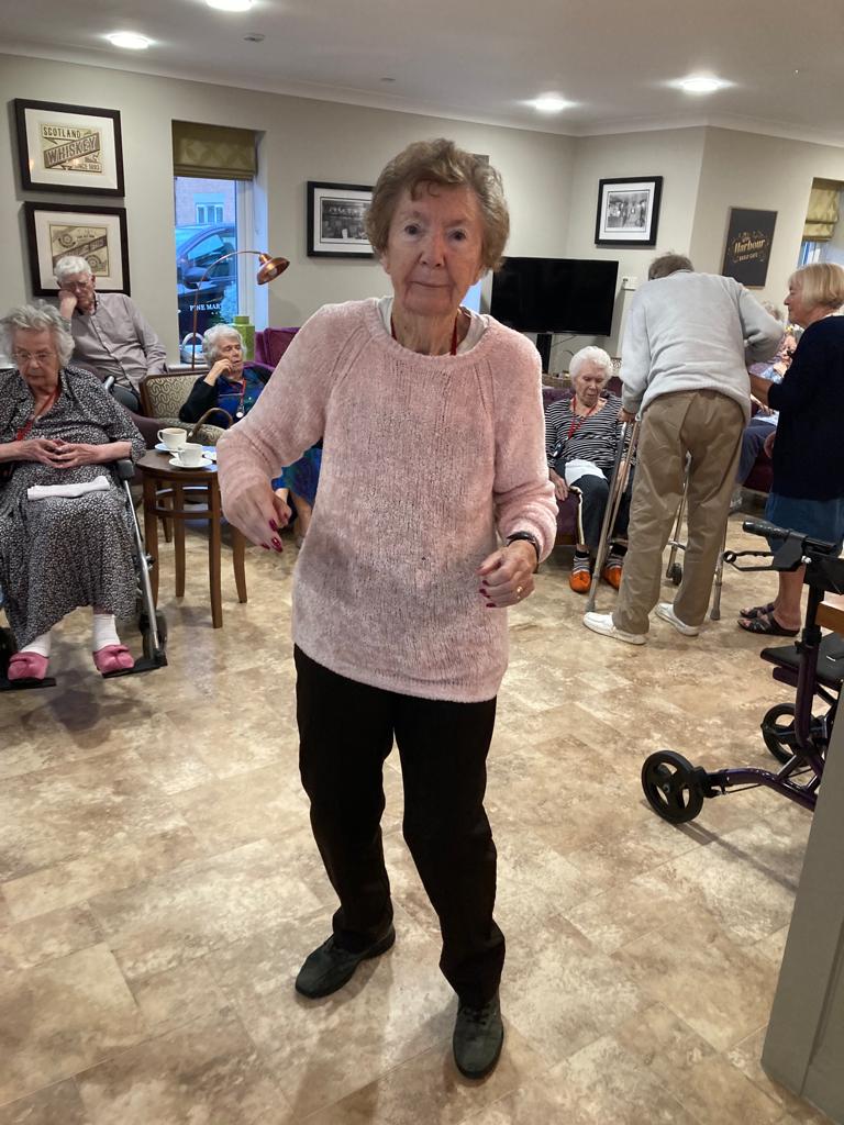 PineMartinCare's tweet photo. Party time here with entertainment from our favourite singer Paul Spencer. Lots of singing and dancing this afternoon! https://t.co/JL6m6U87CI