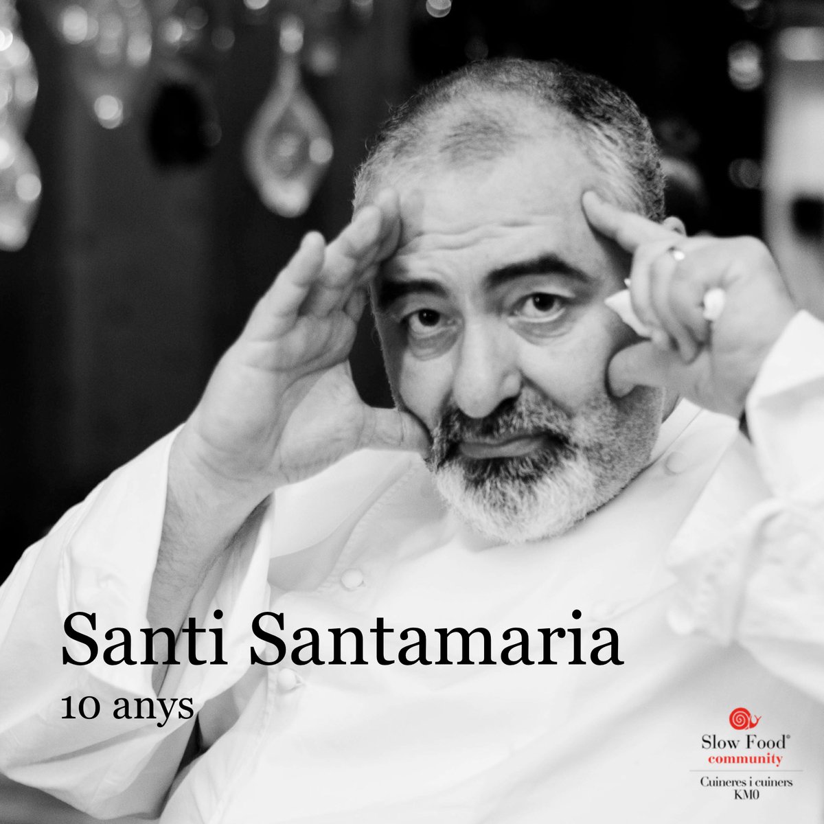 cuinerskm0's tweet photo. Aquest 2021 fa 10 anys que ens va deixar un dels grans cuiners de casa nostra: el gran Santi Santamaria.
OBRIM FIL⬇️
#cuinerskm0 #santisantamaria #remember https://t.co/vHaGWmFTYc