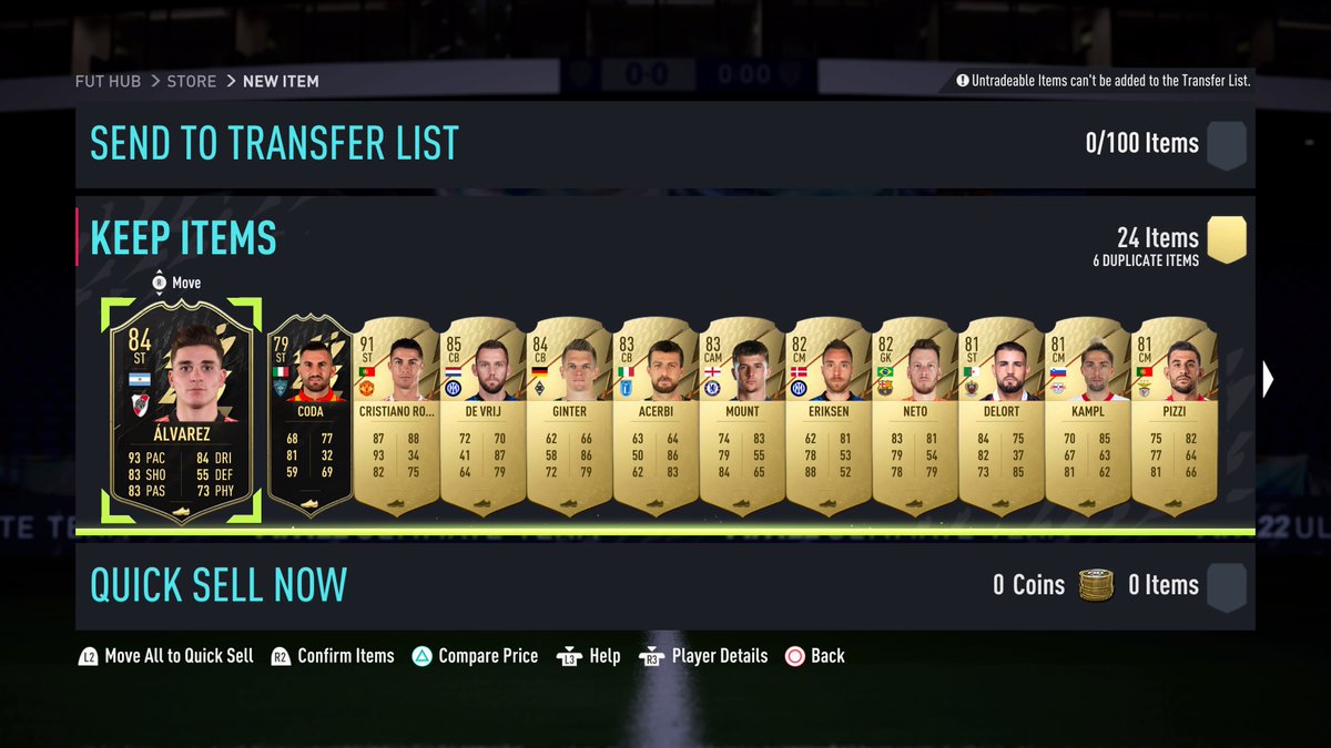 SuperflyCapalot's tweet photo. Last week and week before #PS5Share, #FIFA22 https://t.co/cr1D7Pdibs
